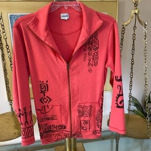 Chico’s zip front sweat shirt